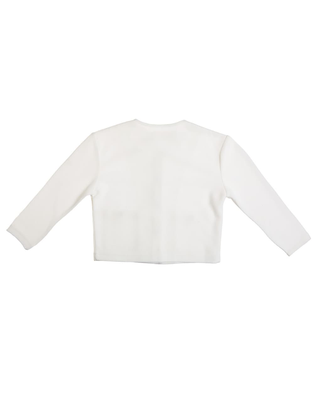 Girls' Knit Cardigans Alouette White