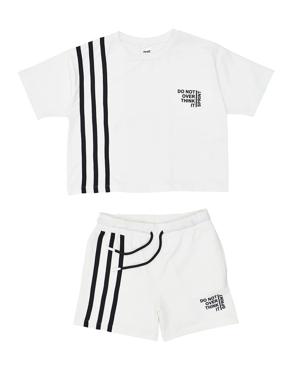 Girls' Tracksuit Sets Sprint Ecru