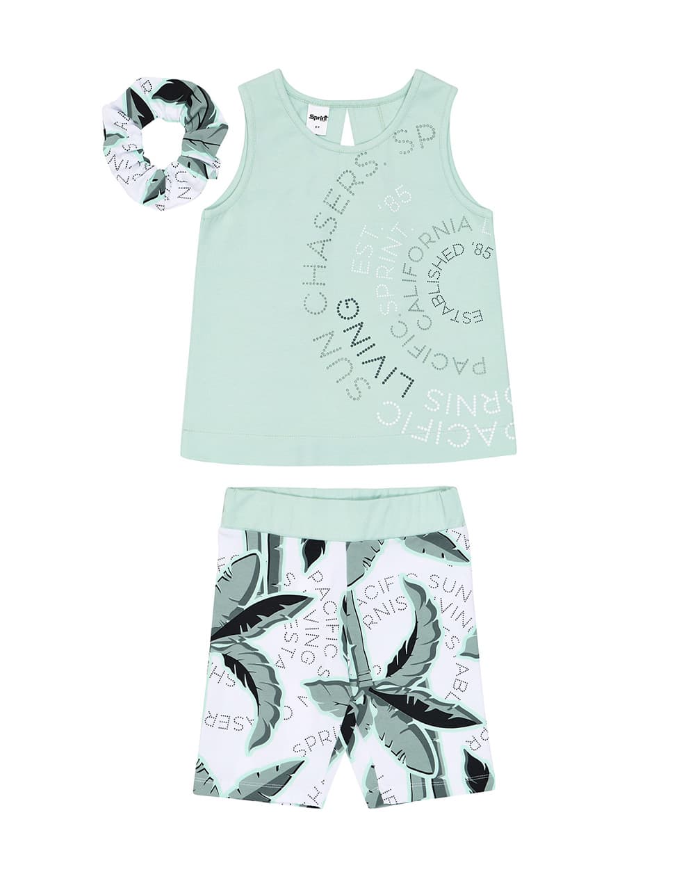 Girls' Tracksuit Sets Sprint Green