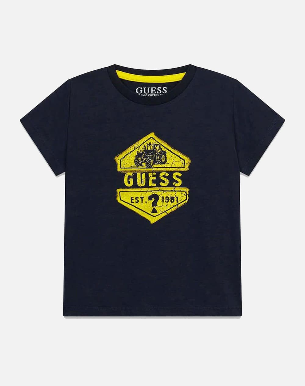 GUESS SS T-SHIRT ΜΠΛΟΥΖΑ ΠΑΙΔΙΚΟ BOY N6RI18K8HM4-G011 White