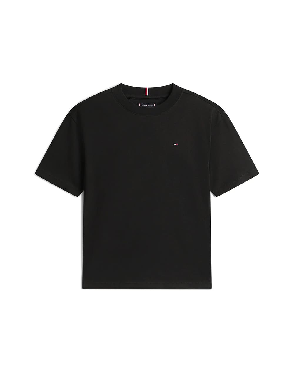 TOMMY HILFIGER ESSENTIAL ARCHIVE FIT TEE SS KB0KB09646-8Y-16Y-BDS Black