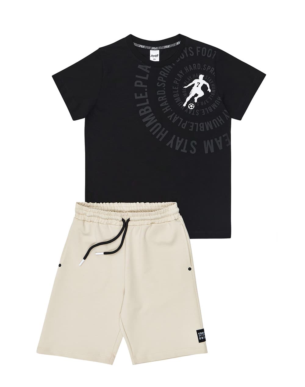 Boys' Tracksuit Sets Sprint Black