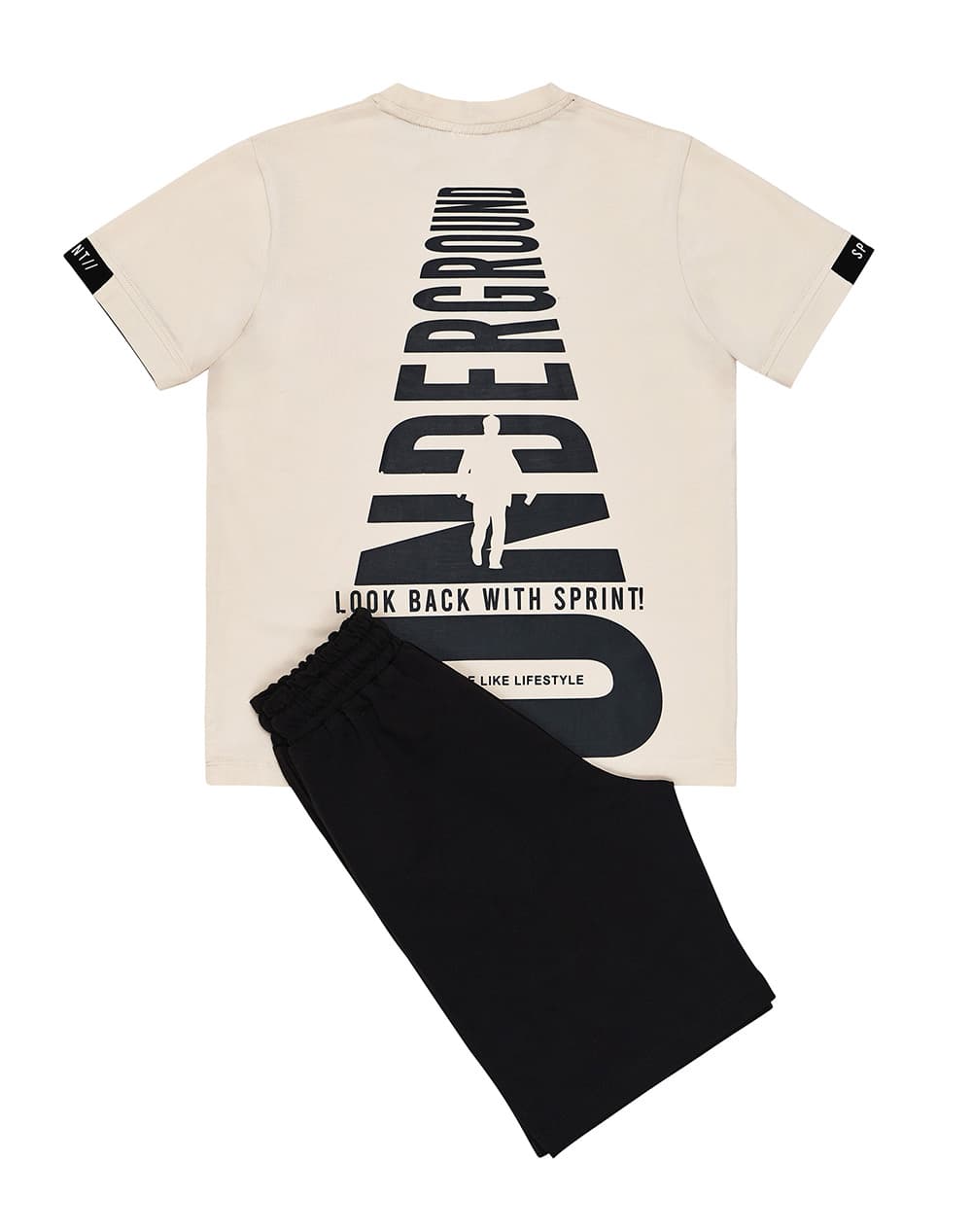 Boys' Tracksuit Sets Sprint Ecru