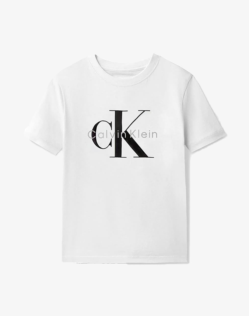 CALVIN KLEIN JEANS CK MONO LOGO SS T-SHIRT LV1CKSJA33-8Y-16Y-YAF White