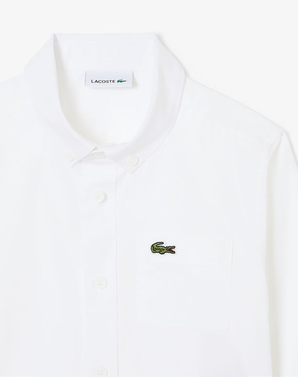 Boys' Shirts Lacoste White