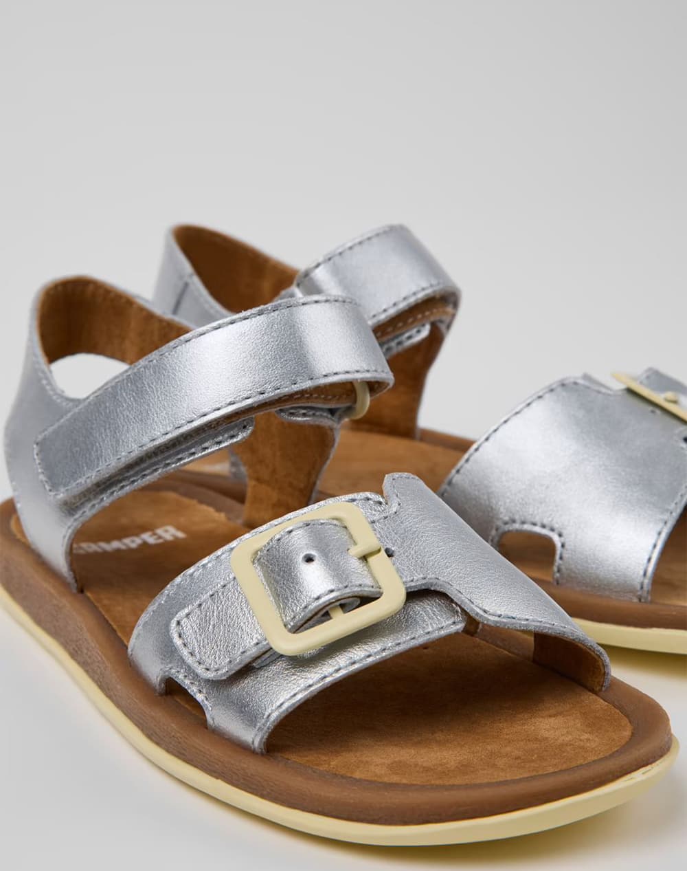 Girls' Ballet Flats Camper Gray