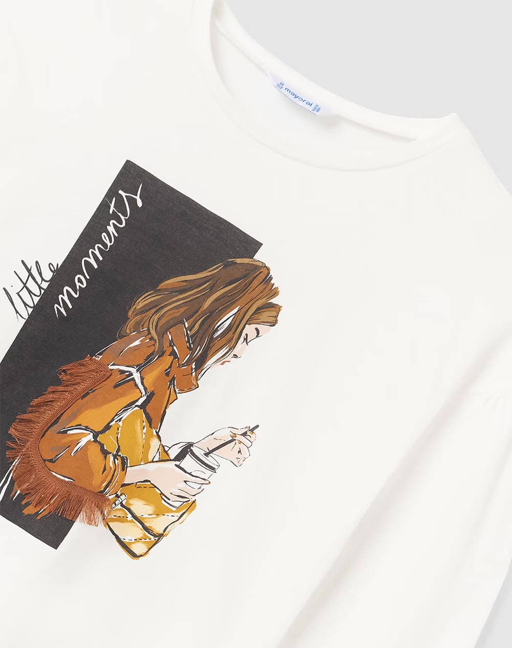 Girls' T-Shirts & Shirts Mayoral Ecru