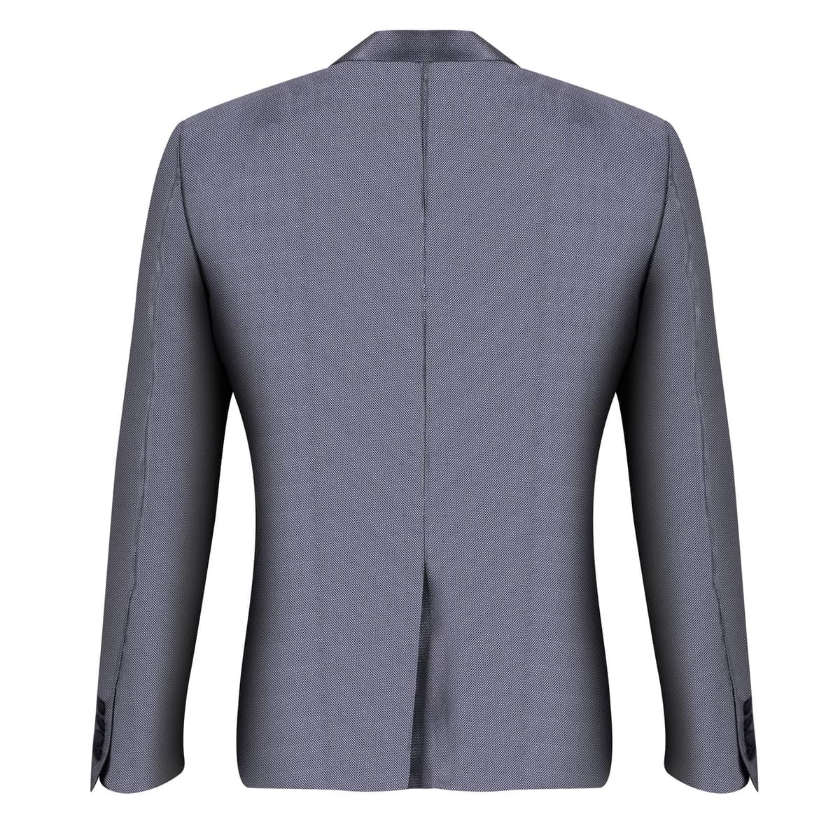 Tuxedo Silver 100%Wool Touch (Modern Fit)