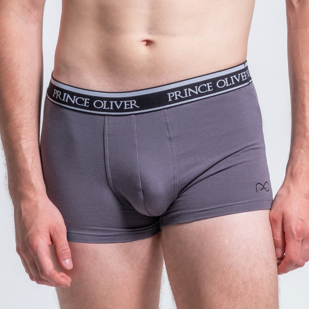 Σετ Boxer 3 Τεμ. Ανθρακί Cotton Stretch