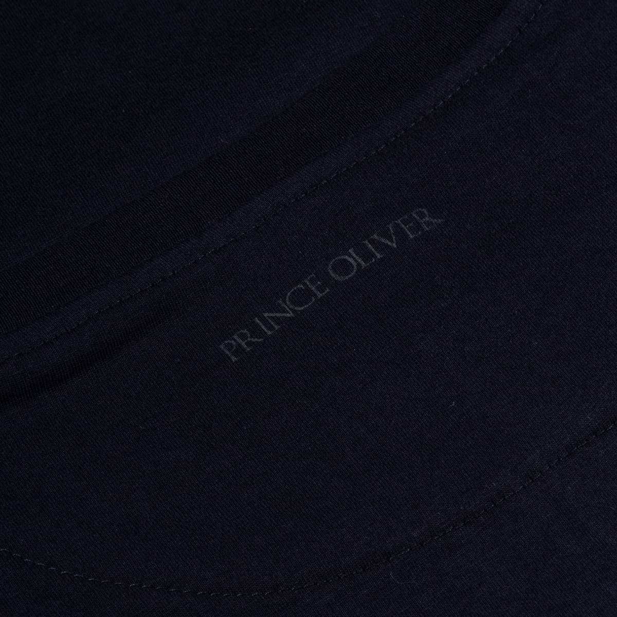 Essential T-Shirt Μπλε Σκούρο Round Neck (Comfort Fit) 100% Cotton