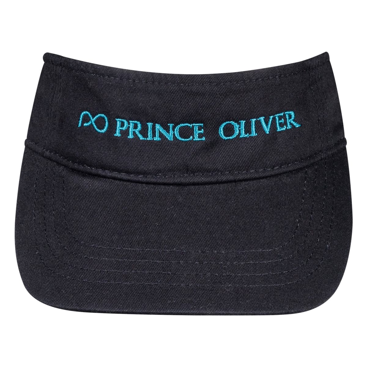 Logo Embroidered Visor Hat Λευκό