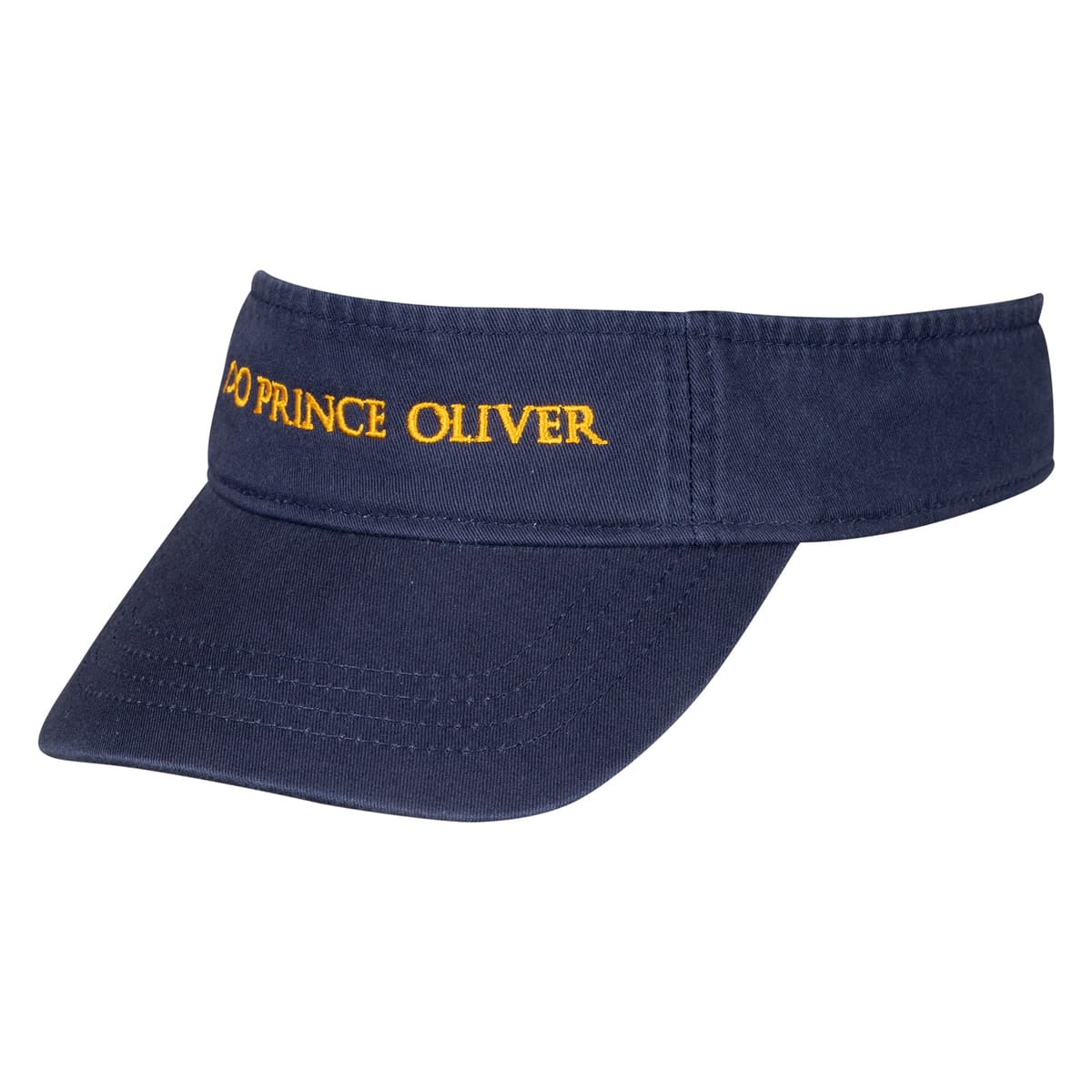 Logo Embroidered Visor Hat Μπλε Σκούρο