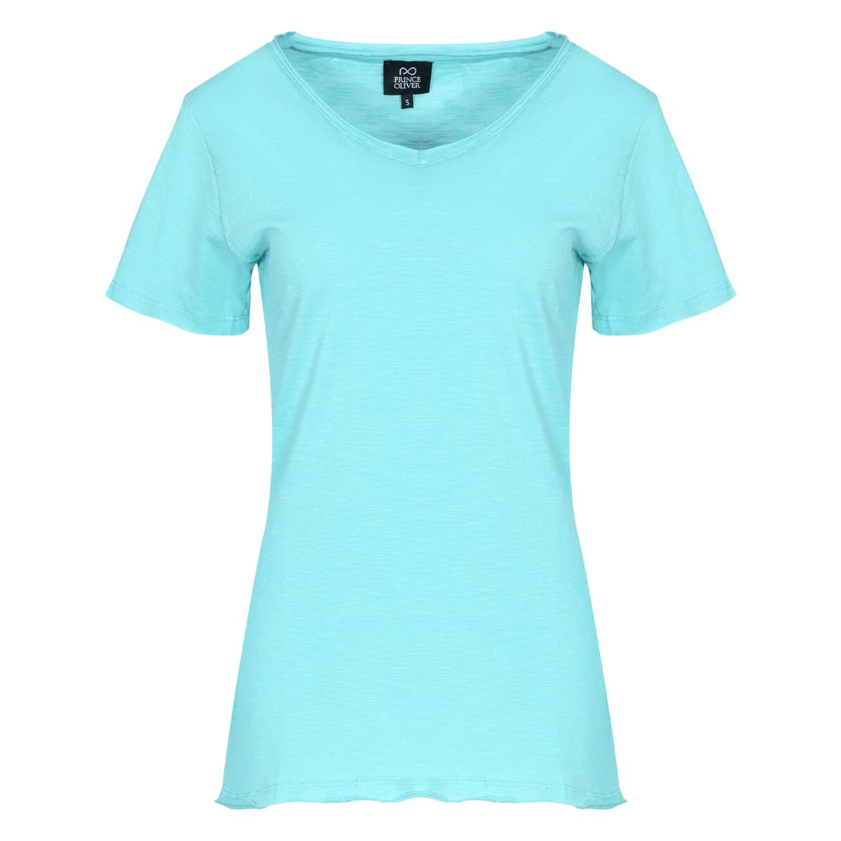 T-Shirt Φούξια V Neck