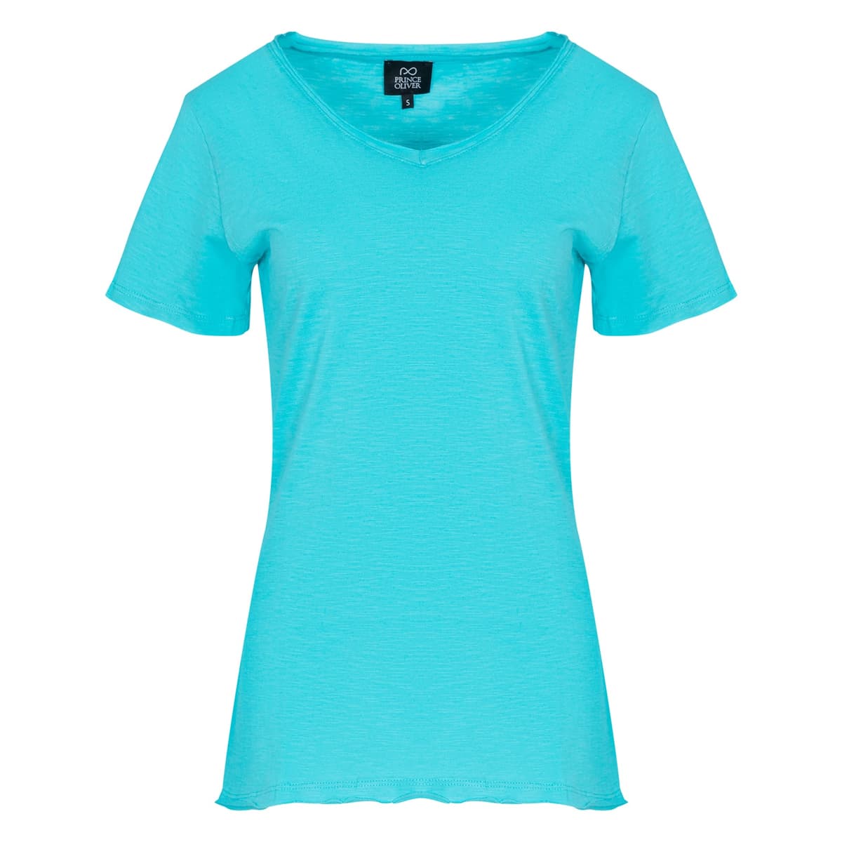 T-Shirt Φούξια V Neck