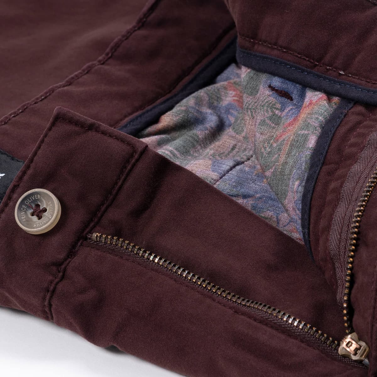 Παντελόνι Chino Μπορντώ (Modern Fit)