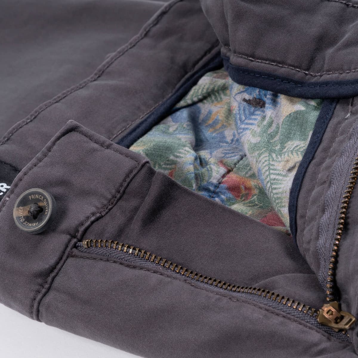 Παντελόνι Chino Γκρι Σκούρο (Modern Fit)