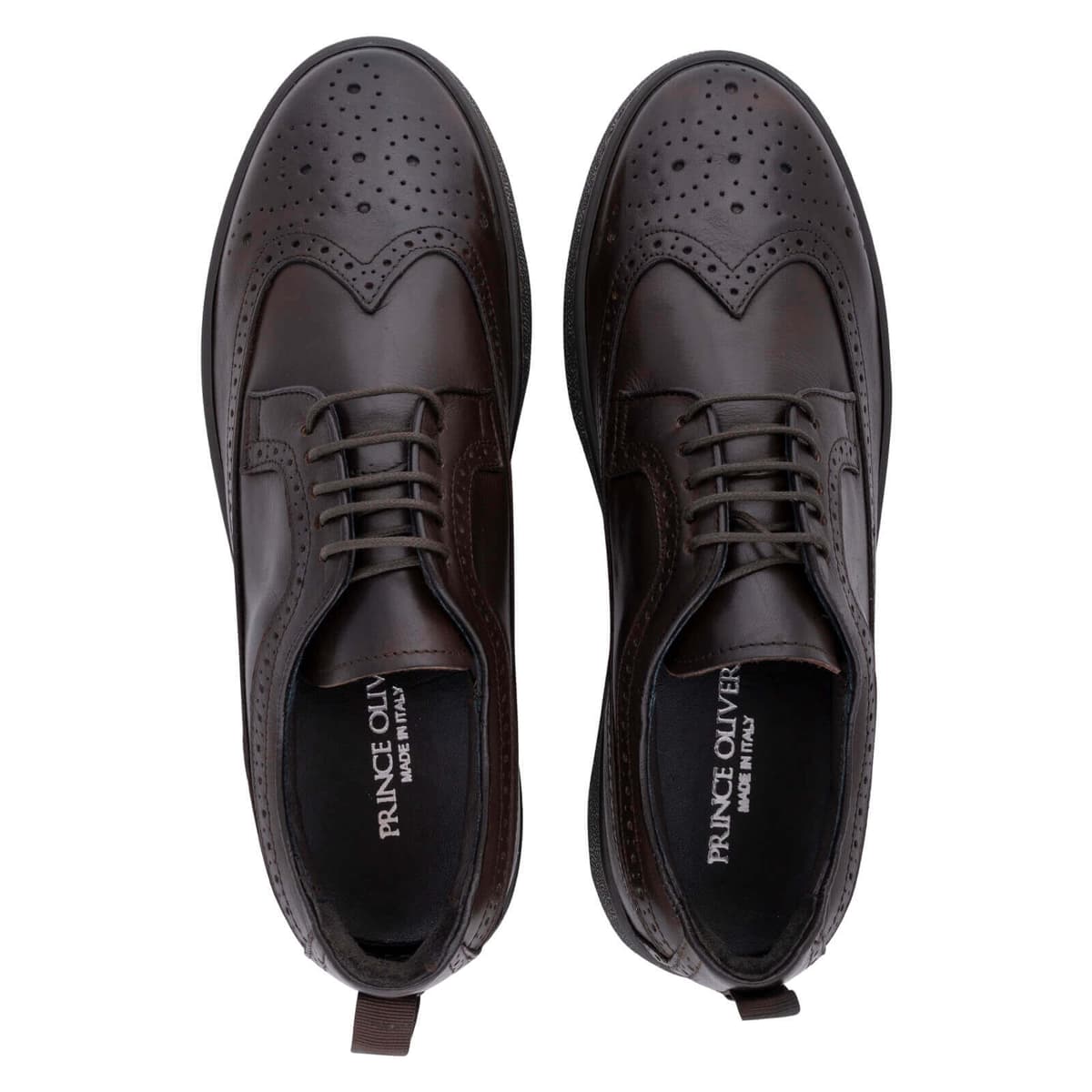 Καφέ Brogue Comfortable Sneakers