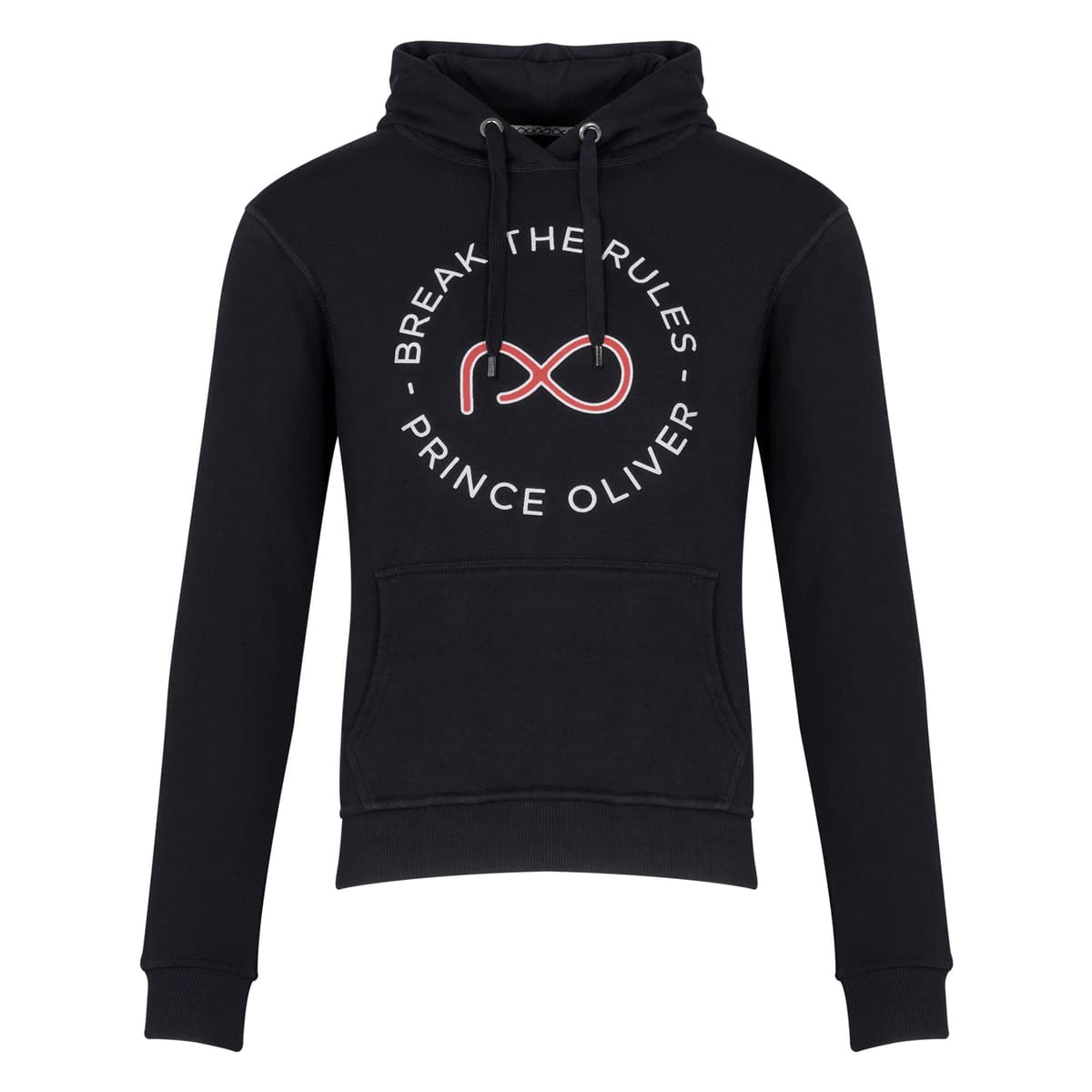 Φούτερ Μαύρο με Κουκούλα (Modern Fit)