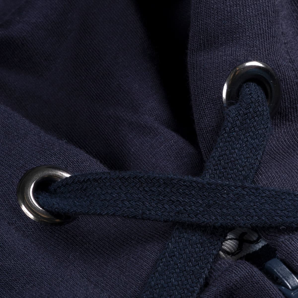 Ζακέτα Φούτερ Μπλε Σκούρο με Κουκούλα (Modern Fit)