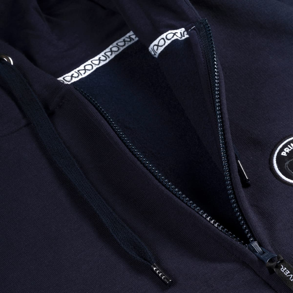 Ζακέτα Φούτερ Μπλε Σκούρο με Κουκούλα (Modern Fit)