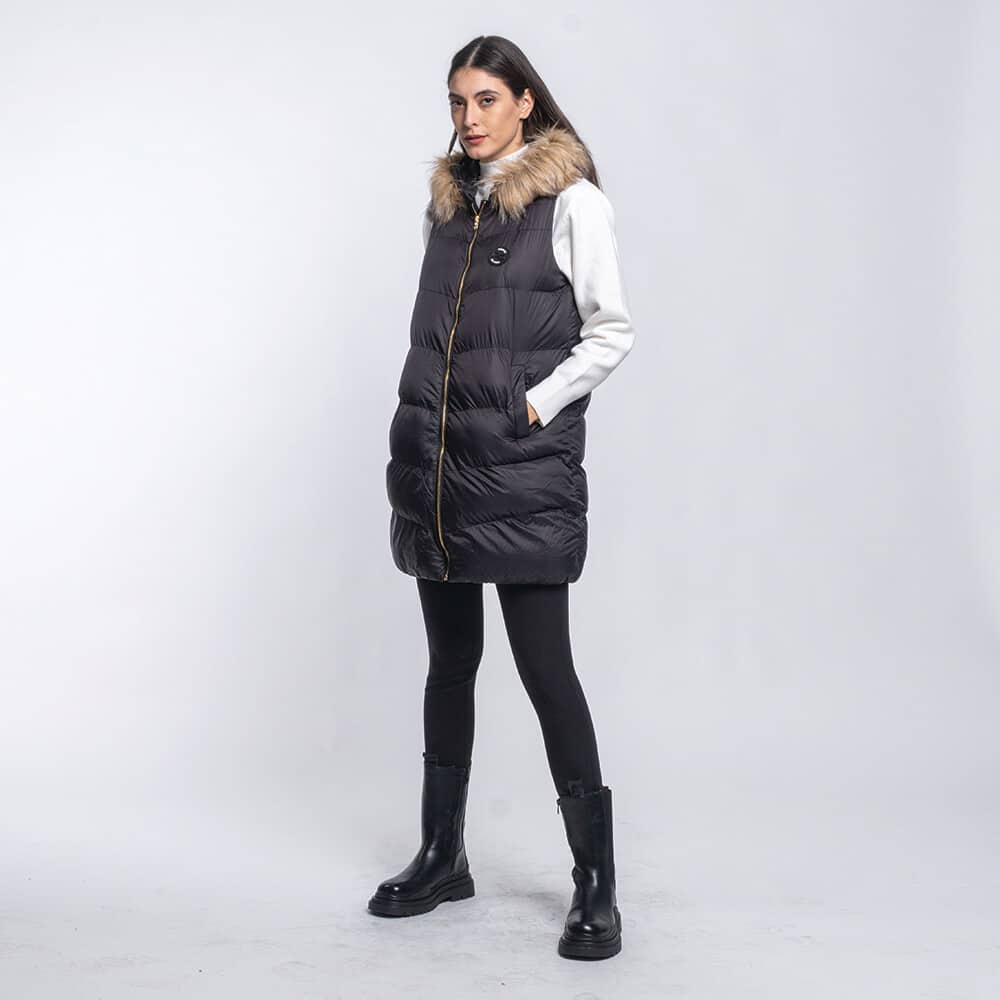 Γυναικείο Vest Μαύρο