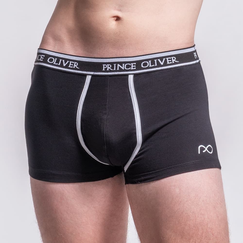 Σετ Boxer 3 Τεμ. Μαύρο/Μπλε Σκούρο/Μπορντώ Cotton Stretch