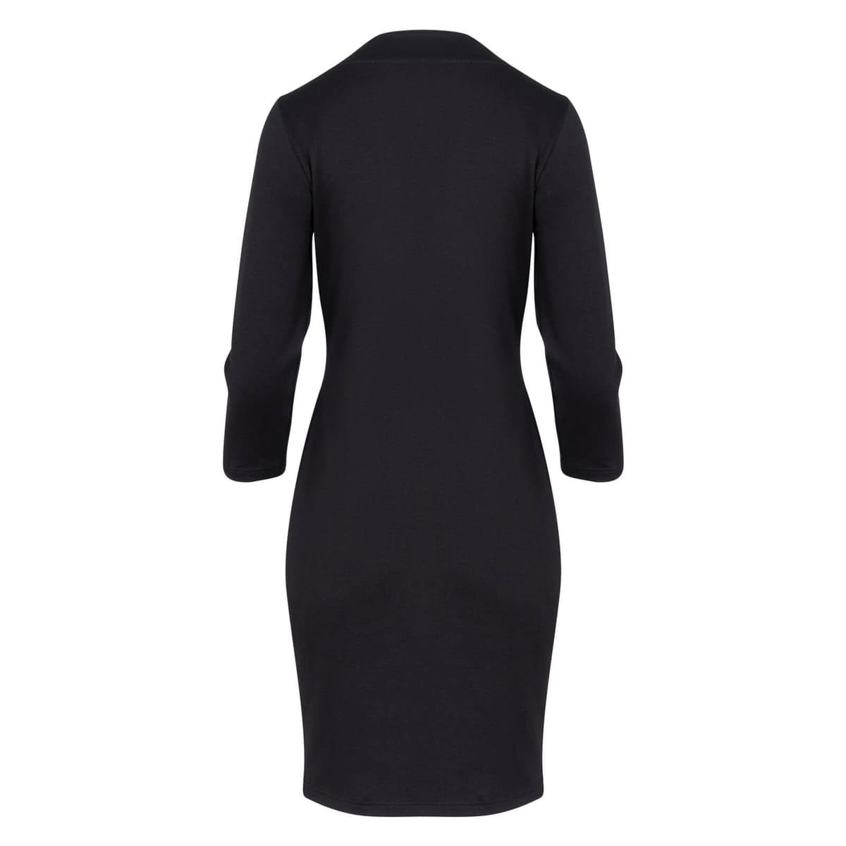 Φόρεμα Μαύρο με Κουμπιά