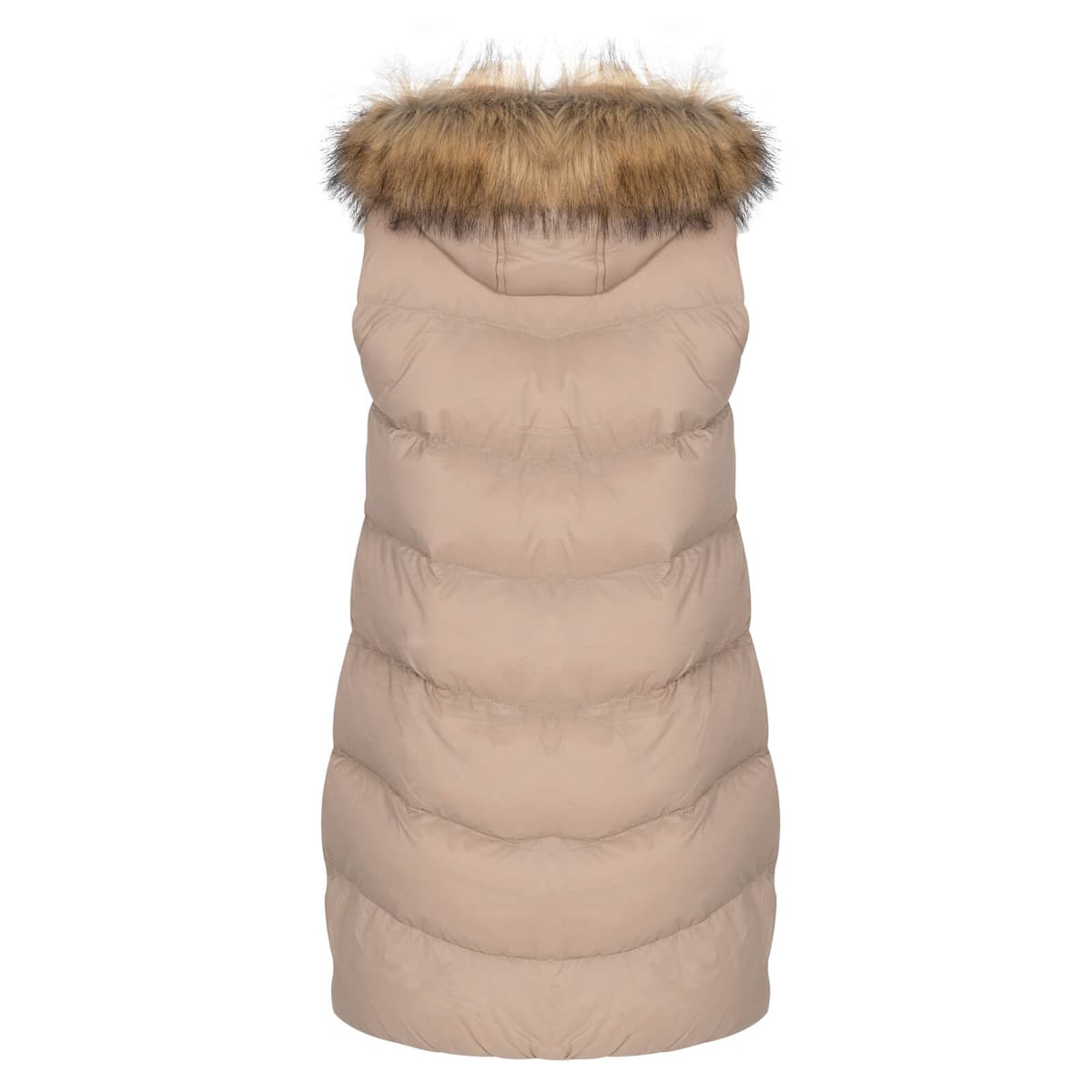 Γυναικείο Down Vest Μπεζ