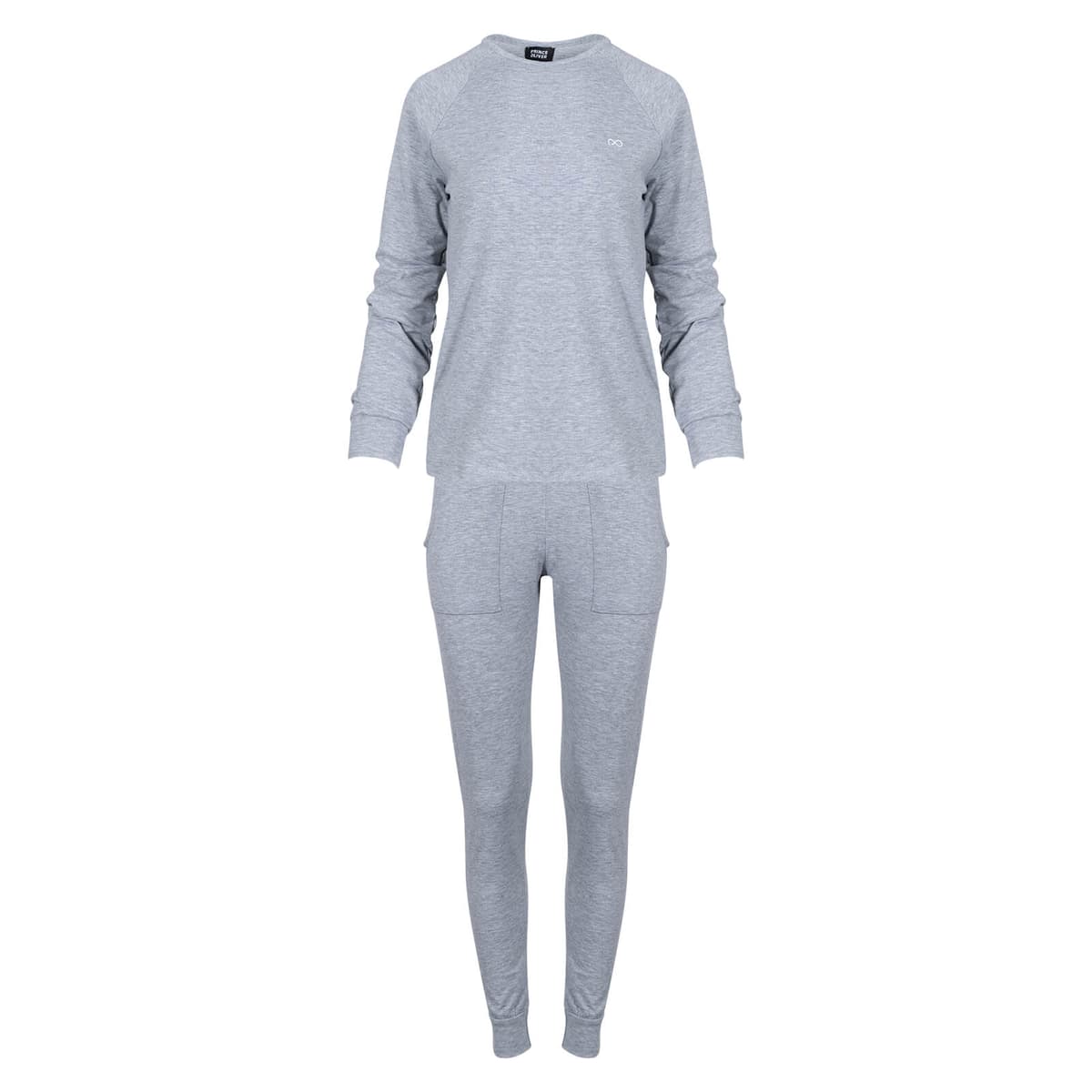 Σετ Γυναικείας Πυτζάμας Γκρι