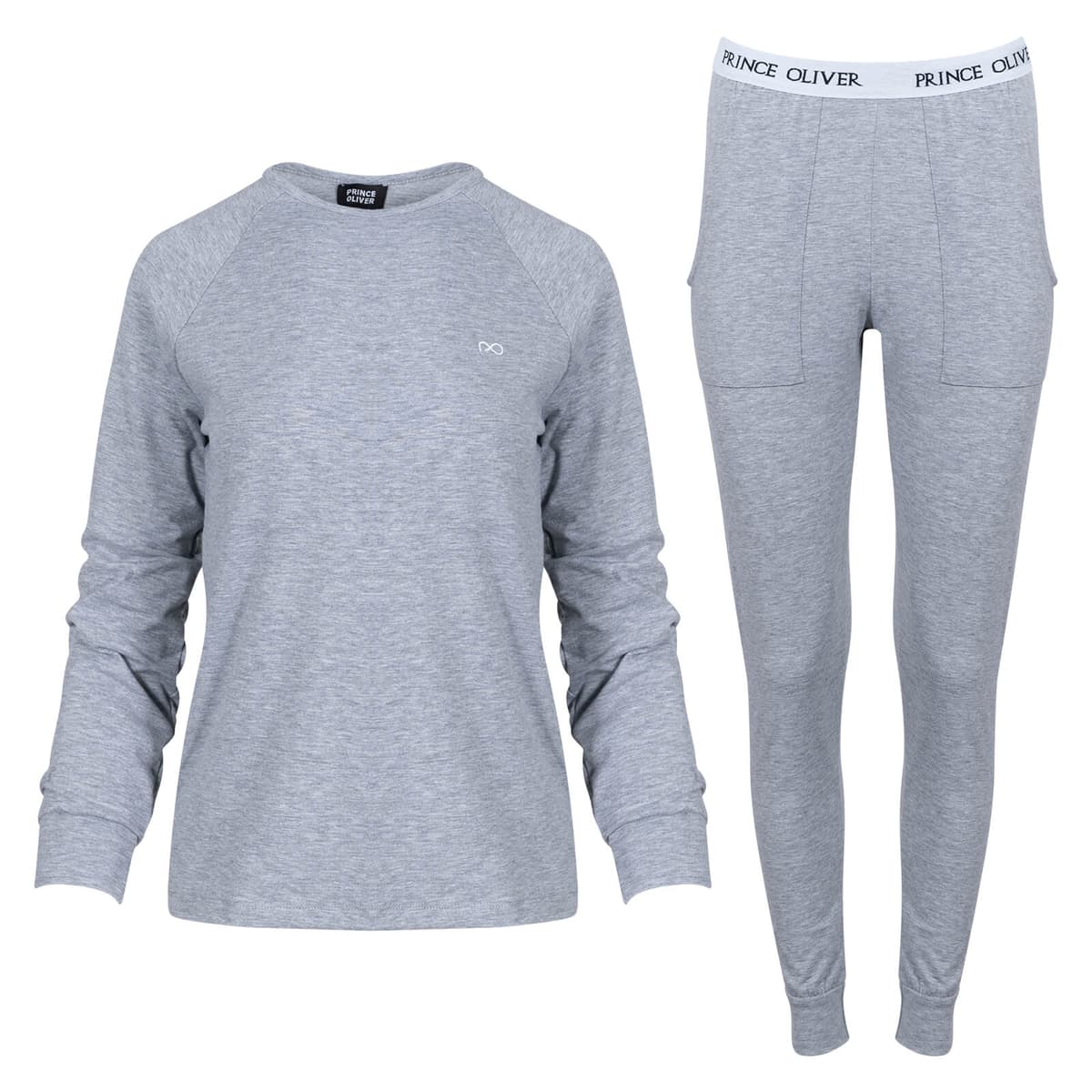 Women's Pajamas Prince Oliver Gray