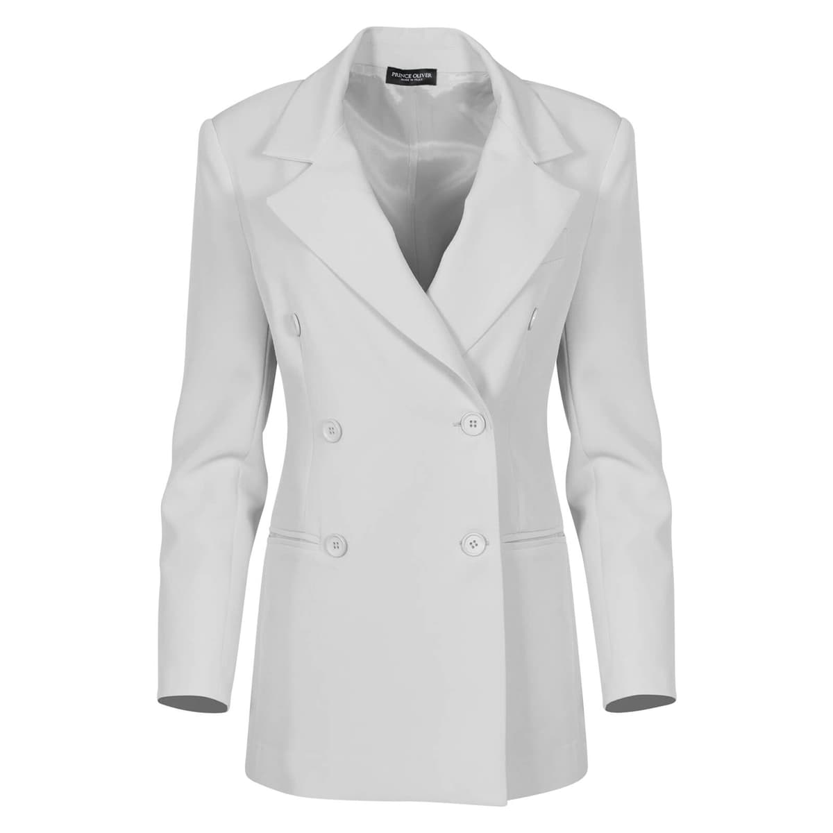 Women's Blazers Prince Oliver White