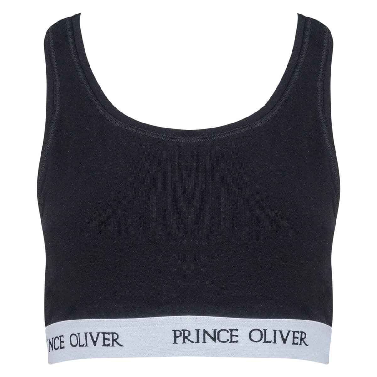 Γυναικείο Μπουστάκι Comfort Μαύρο Cotton Stretch