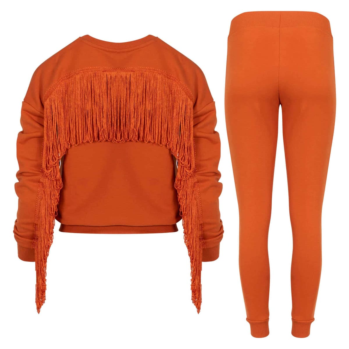 Boho Chic Σετ Φόρμας Eκάι Φούτερ/ Παντελόνι 100% Cotton