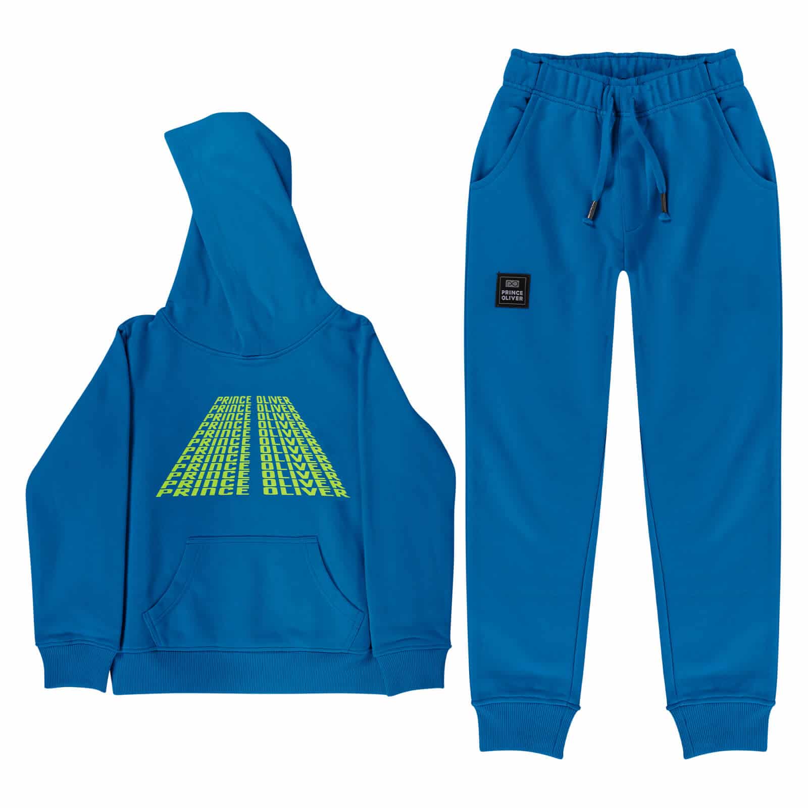 παιδικό σετ φόρμας μπλε φούτερ/παντελόνι 100% Cotton