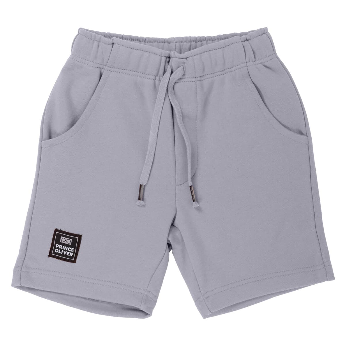 παιδικό σετ φόρμας γκρι φούτερ/βερμούδα 100% Cotton