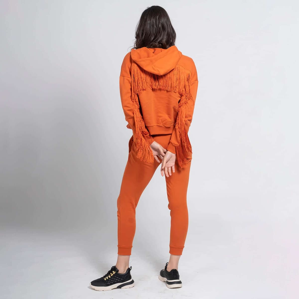 Boho Chic Σετ Φόρμας Εκάι Ζακέτα/ Παντελόνι 100% Cotton