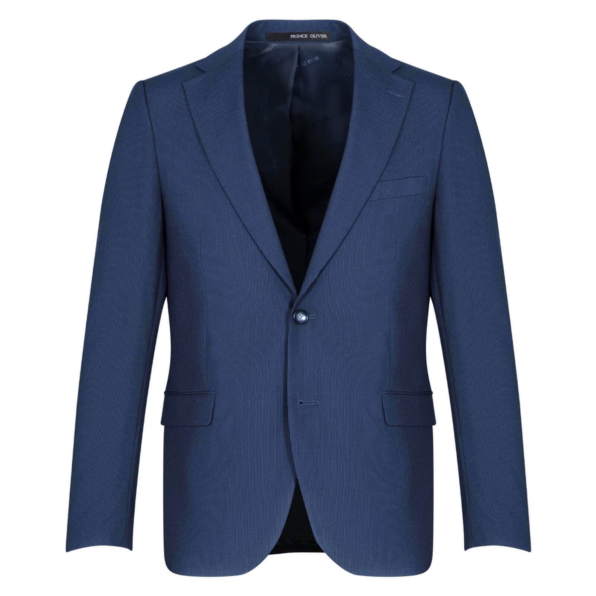 Κοστούμι Μπλε Ριγέ Αχνό (Modern Fit)