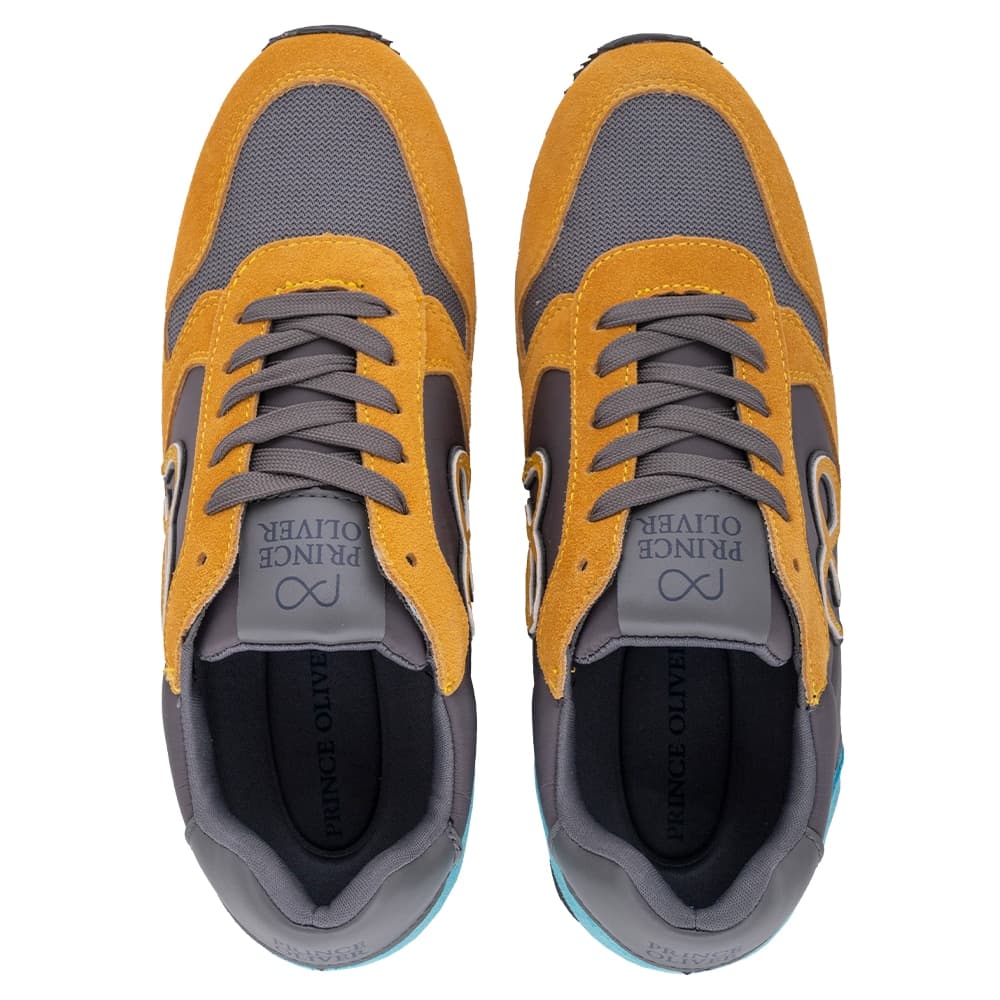 Designer Μουσταρδί Sneakers "Como"