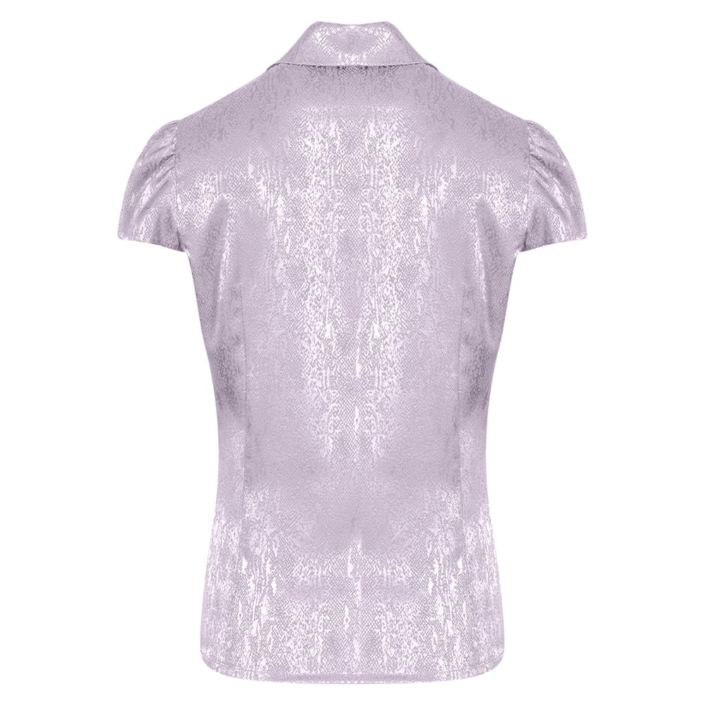 Γυναικείο Πουκάμισo Μεταλιζέ Γκρι