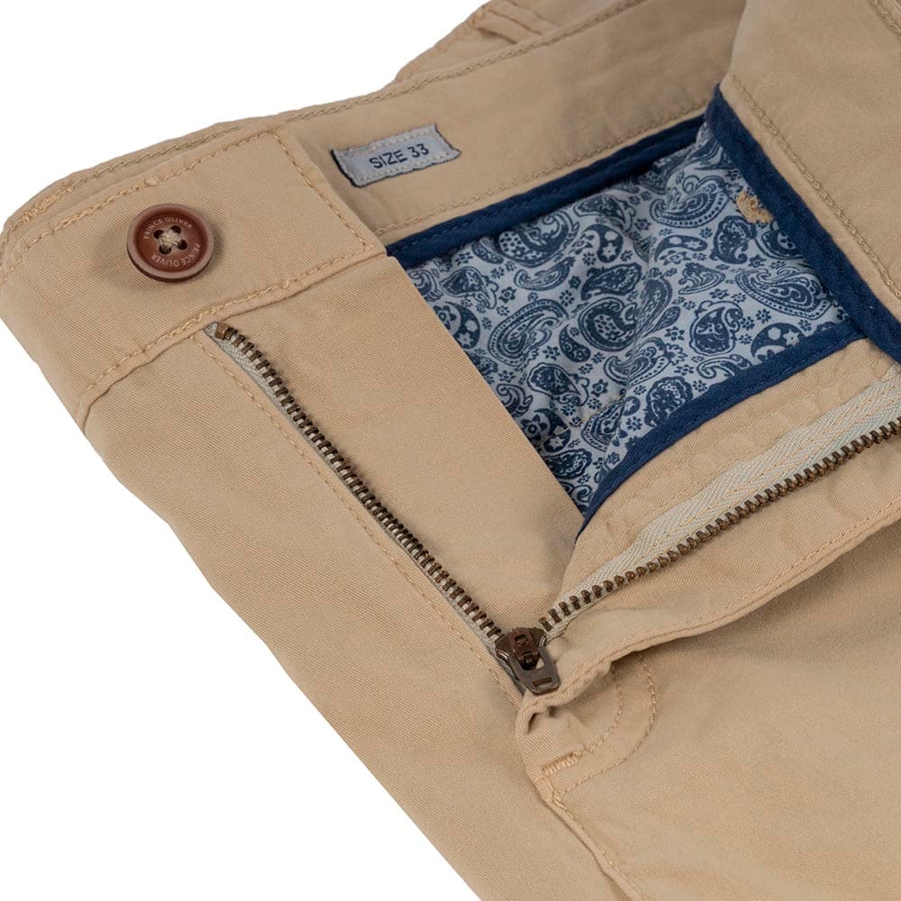 Βερμούδα Chinos Μπεζ (Modern Fit)