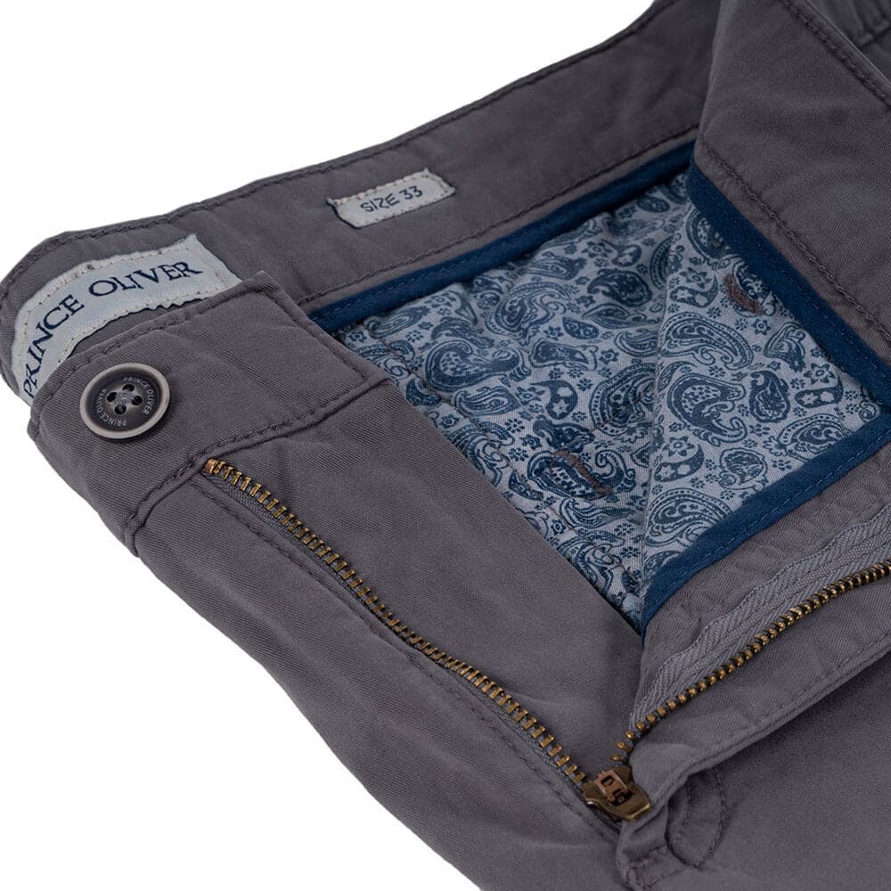 Βερμούδα Chinos Ανθρακί (Modern Fit)