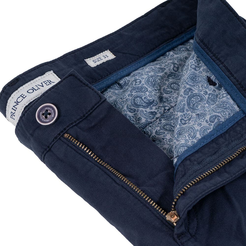 Βερμούδα Chinos Μπλε Σκούρο (Modern Fit)