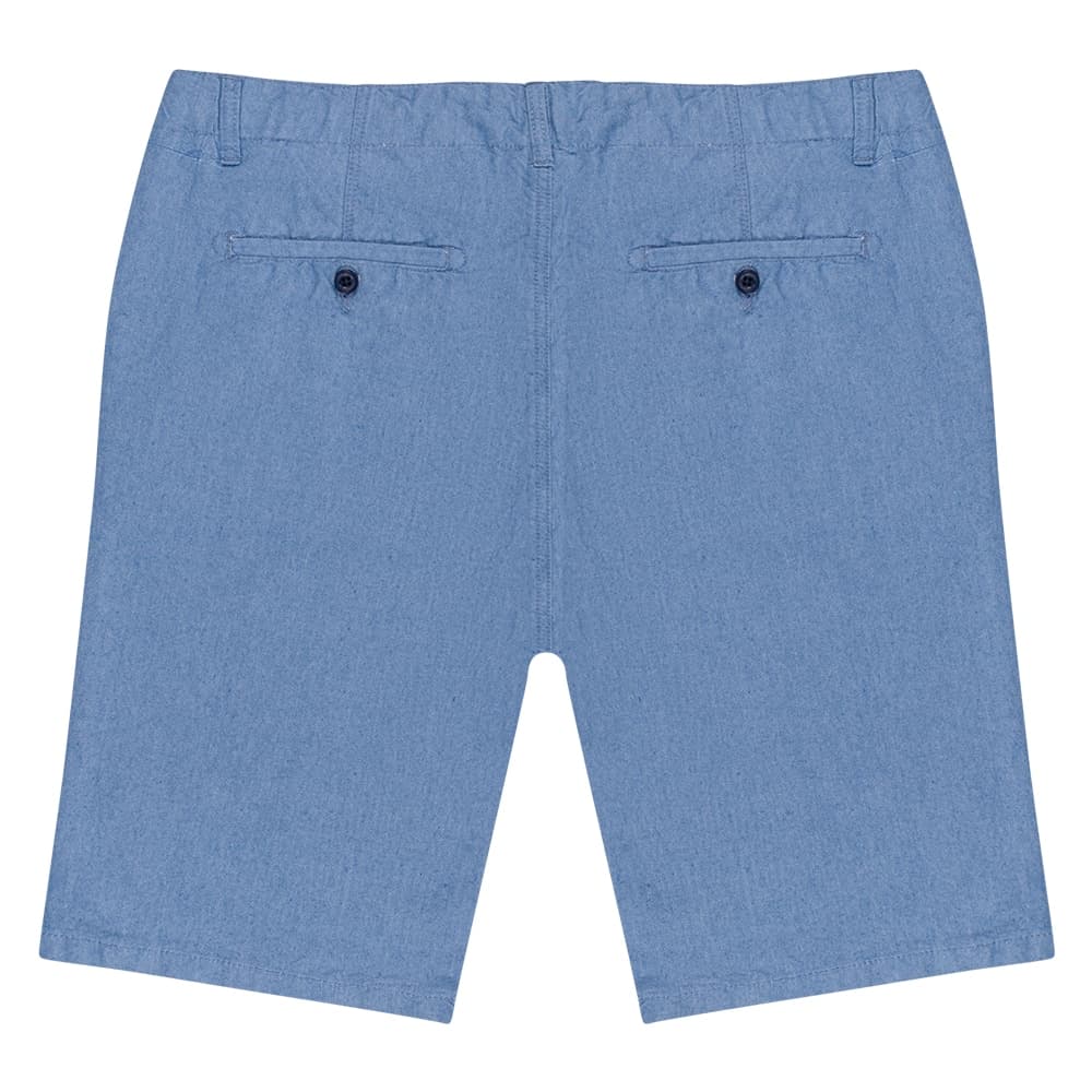 Βερμούδα Μπλε Ραφ 100% Cotton (Modern Fit)