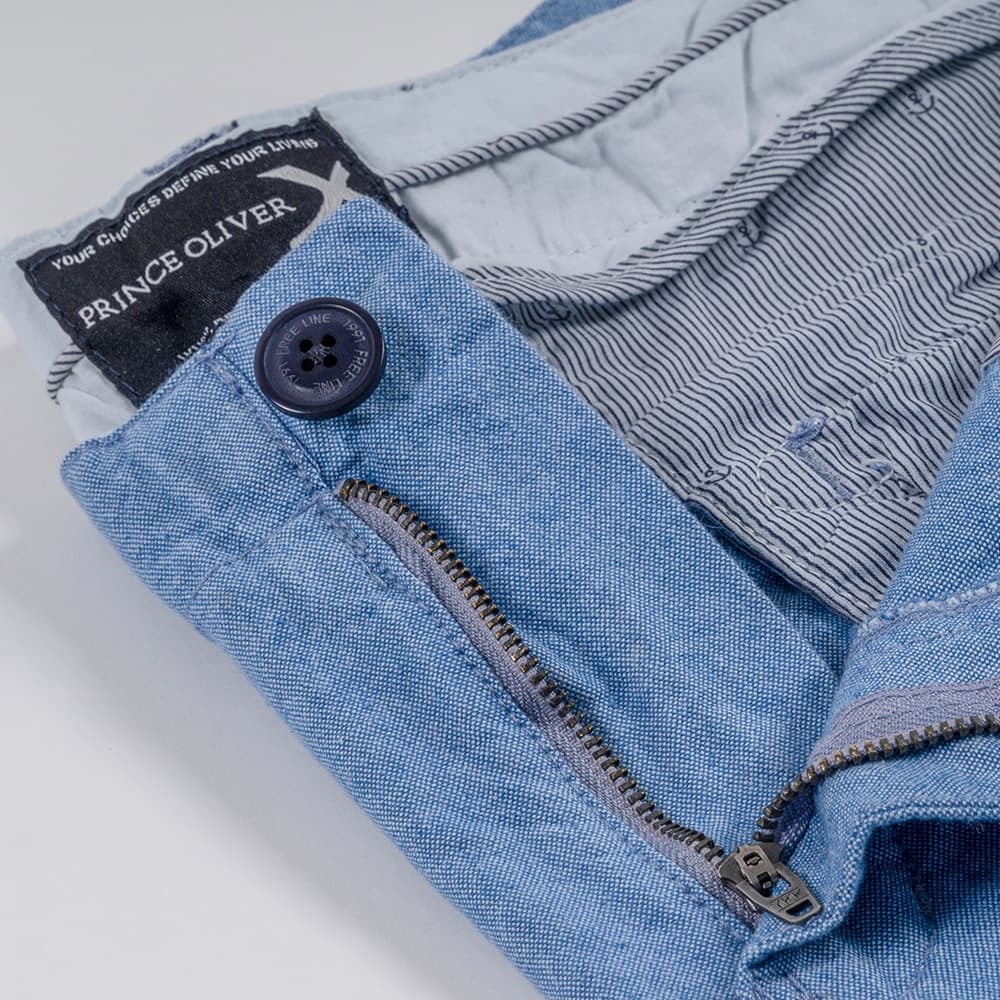 Βερμούδα Μπλε Ραφ 100% Cotton (Modern Fit)