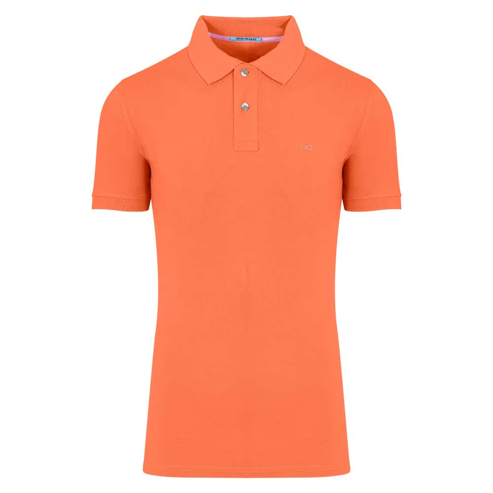 Essential Polo Pique Πορτοκαλί 100% Cotton (Regular Fit)