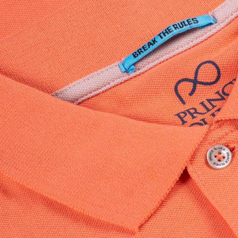 Essential Polo Pique Πορτοκαλί 100% Cotton (Regular Fit)
