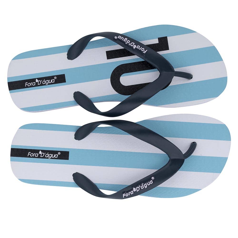 Σαγιονάρες Μπλε Ριγέ Fora D’ Agua