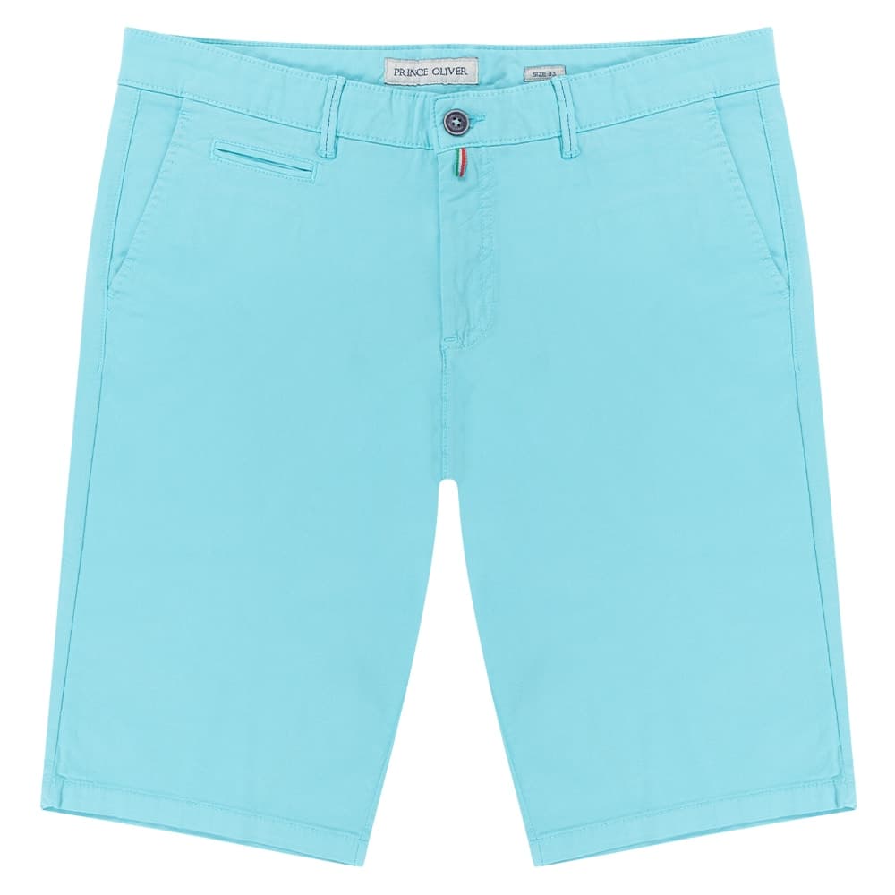 Βερμούδα Chinos Τυρκουάζ (Modern Fit)