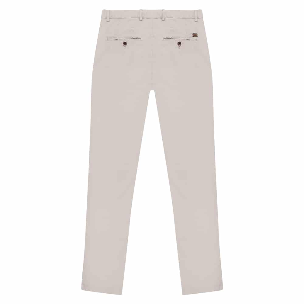 Premium Light Chino Εκρού με Απαλή Ρίγα (Modern Fit)