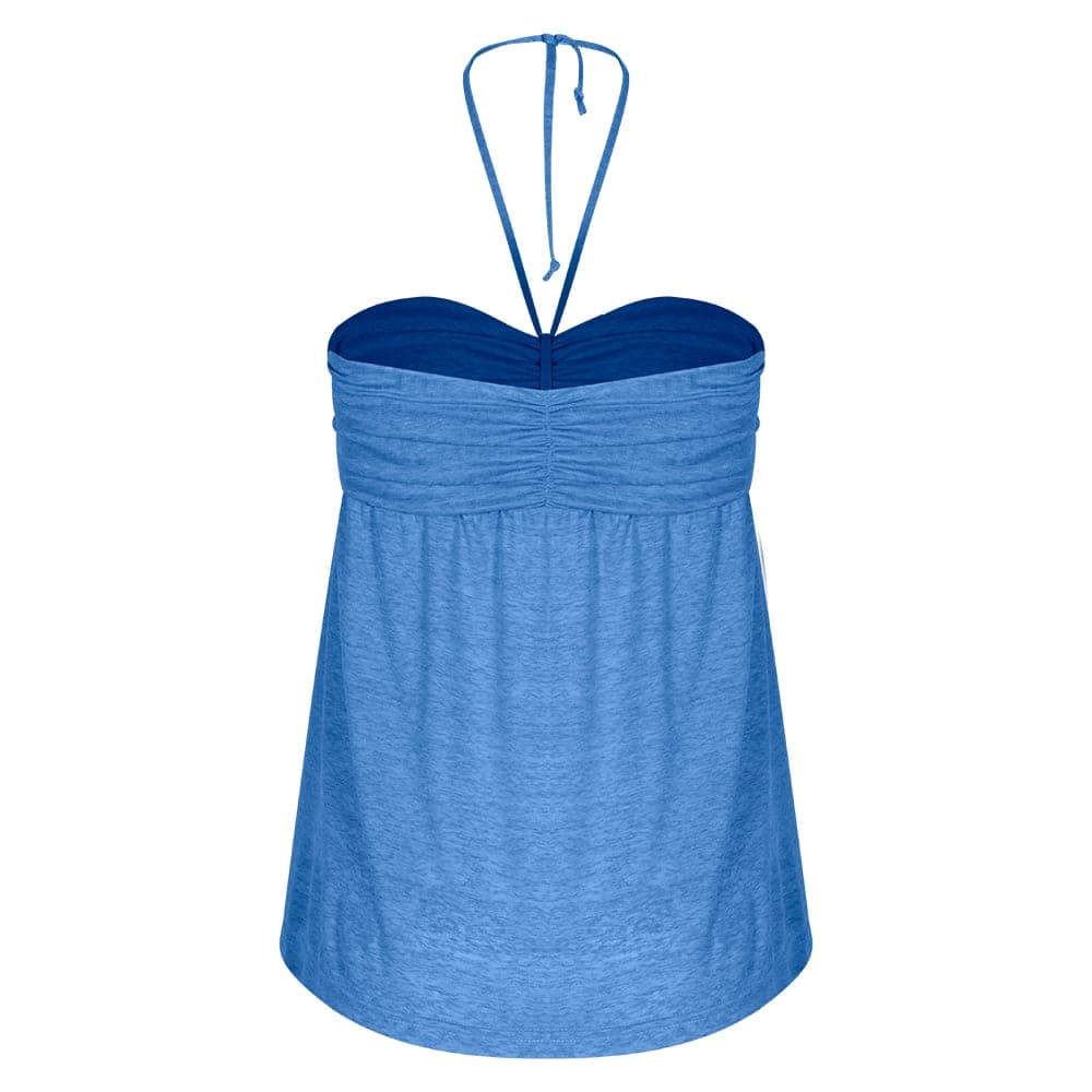 Γυναικεία Strapless Μπλούζα Μπλε